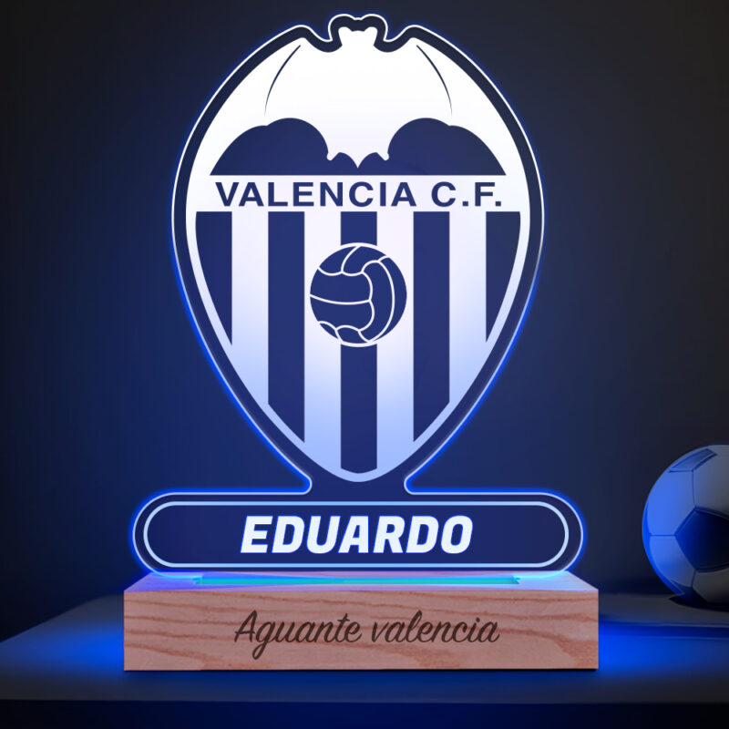 Lámpara Escudo Valencia personalizada Lámpara Escudo Valencia personalizada