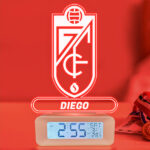 Miniatura de Reloj Despertador con Luz Escudo Granada personalizado