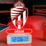 Miniatura de Reloj Despertador con Luz Escudo Valladolid personalizado