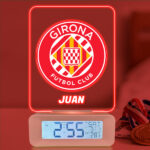 Miniatura de Reloj Despertador con Luz con Tu Escudo personalizado