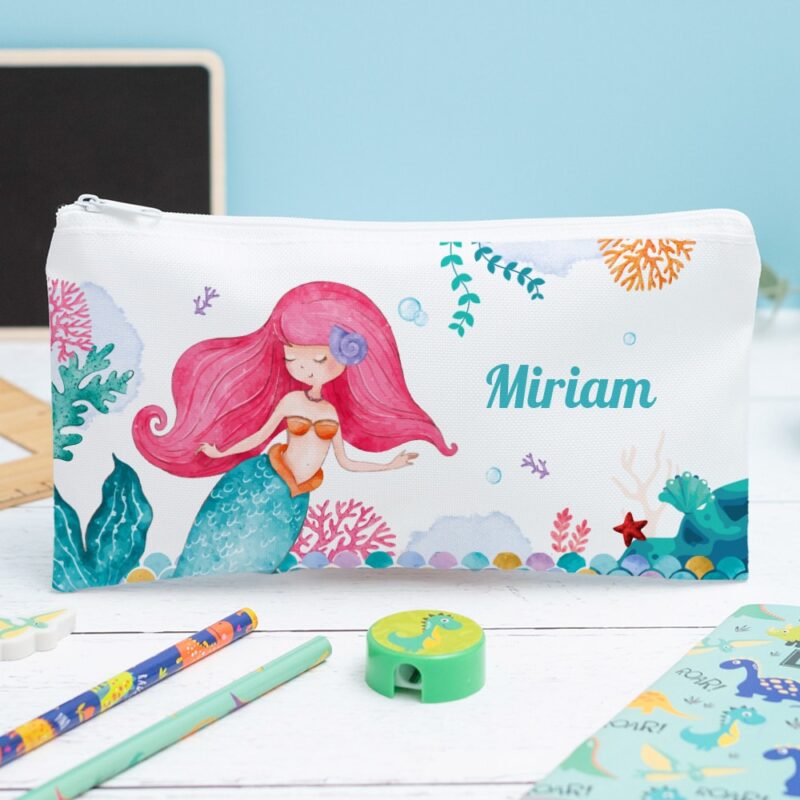 Estuche Infantil Sirenita personalizado Estuche Infantil Sirenita personalizado