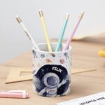 Portalápices Infantil Astronauta en el Espacio personalizado Miniatura de Portalápices Infantil Astronauta en el Espacio personalizado
