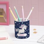 Portalápices Infantil Unicornios Coloridos personalizado Miniatura de Portalápices Infantil Unicornios Coloridos personalizado
