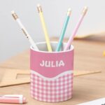 Portalápices Infantil Cuadros personalizado Miniatura de Portalápices Infantil Cuadros personalizado