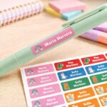 Miniatura de Pack de Etiquetas Adhesivas Infantiles para Ropa y Objetos con Nombre personalizadas