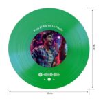 Miniatura de Placa Disco Vinilo de Colores Spotify con Foto y Texto personalizada