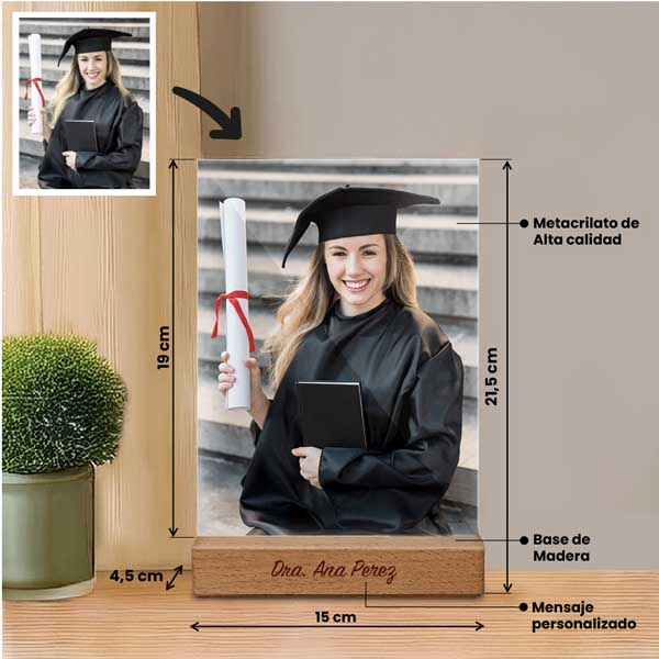 Placa o Lámpara con Tu Foto personalizada
