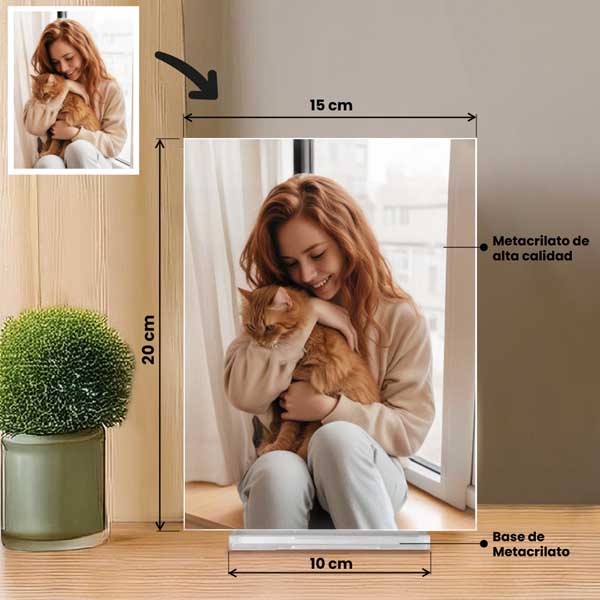 Placa o Lámpara con Tu Foto personalizada