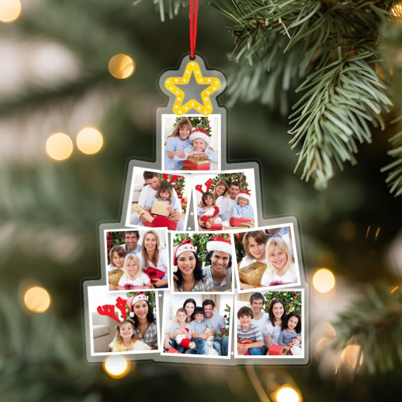 Pack de Adornos para Árbol de Navidad con Fotos personalizados Pack de Adornos para Árbol de Navidad con Fotos personalizados