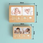 Miniatura de Caja de Recuerdos Nacimiento Bebé con Fotos y Datos personalizada