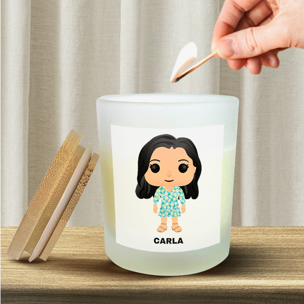 Vela Funkos con Nombres personalizada