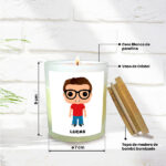 Miniatura de Vela Funkos con Nombres personalizada