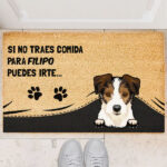 Felpudo Patitas con Nombre de Mascota personalizado Miniatura de Felpudo Patitas con Nombre de Mascota personalizado