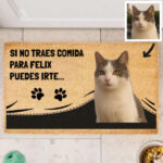 Miniatura de Felpudo Patitas con Nombre de Mascota personalizado