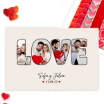 Caja de Dulces Love con Foto y Nombre personalizada Miniatura de Caja de Dulces Love con Foto y Nombre personalizada