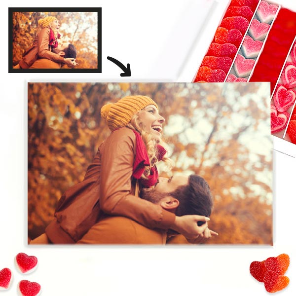 Caja de Dulces con tu Foto personalizada