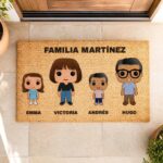 Felpudo Funkos con Nombres y Texto personalizado Miniatura de Felpudo Funkos con Nombres y Texto personalizado