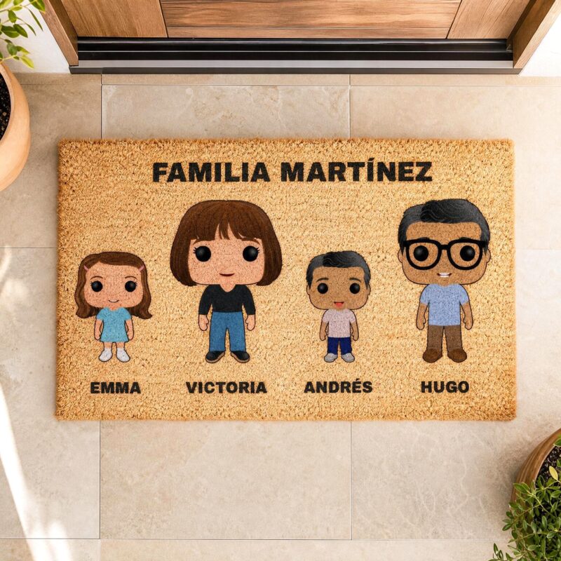 Felpudo Funkos con Nombres y Texto personalizado Felpudo Funkos con Nombres y Texto personalizado