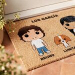 Miniatura de Felpudo Funkos con Nombres y Texto personalizado