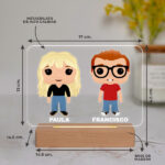 Miniatura de Lámpara Funkos con Nombres personalizada