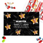 Miniatura de Caja de Dulces Mejor Papá de la Galaxia con Fotos y Texto personalizada