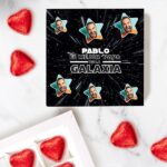 Miniatura de Caja de Dulces Mejor Papá de la Galaxia con Fotos y Texto personalizada