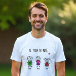 Miniatura de Camiseta Muñecos con Texto personalizada