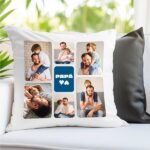 Miniatura de Cojín Papá con Seis Fotos personalizado
