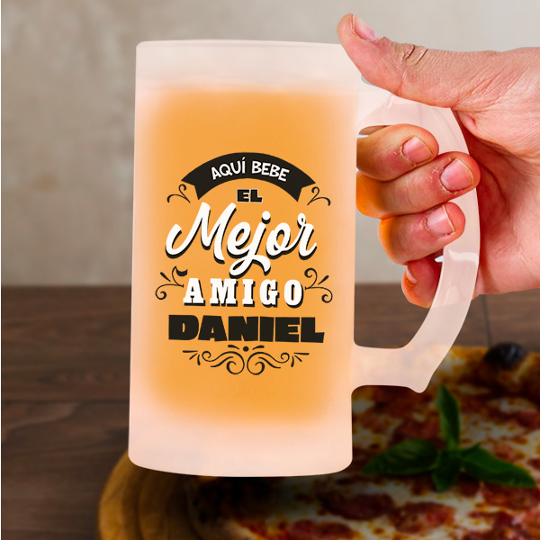 Jarra de Cerveza El Mejor personalizada