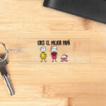 Miniatura de Llavero Muñecos con Texto personalizado