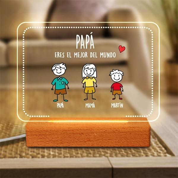 Placa Muñecos con Texto personalizada