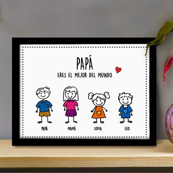 Placa Muñecos con Texto personalizada