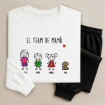 Pijama Muñecos con Texto y Nombres personalizados Miniatura de Pijama Muñecos con Texto y Nombres personalizados