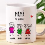 Taza Muñecos con Texto personalizada Miniatura de Taza Muñecos con Texto personalizada