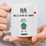 Miniatura de Taza Muñecos con Texto personalizada