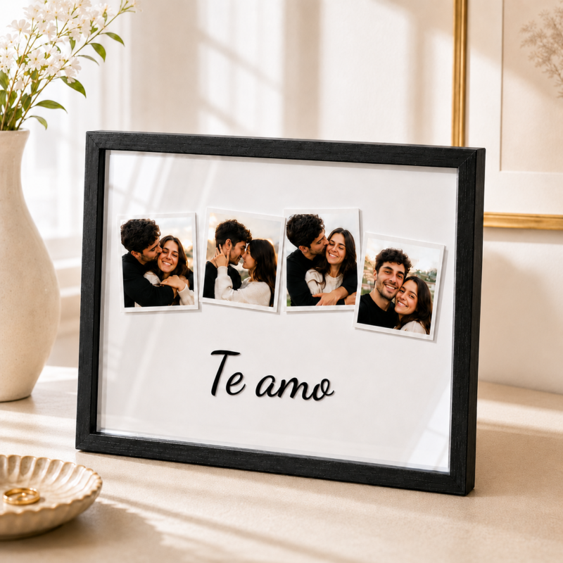 Lámpara Polaroid con Fotos personalizada