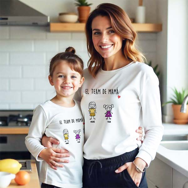 Pijama Muñecos con Texto y Nombres personalizados