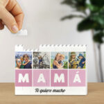 Miniatura de Puzle de Bloques Mamá con Cubos Horizontales personalizado