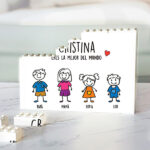 Puzle de Bloques Muñecos con Texto personalizado Miniatura de Puzle de Bloques Muñecos con Texto personalizado