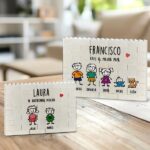 Miniatura de Puzle de Bloques Muñecos con Texto personalizado