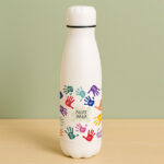 Botella Manos de Colores con Nombres y Texto personalizado Miniatura de Botella Manos de Colores con Nombres y Texto personalizado