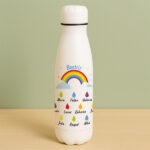 Botella Lluvia con Nombre y Texto personalizada Miniatura de Botella Lluvia con Nombre y Texto personalizada