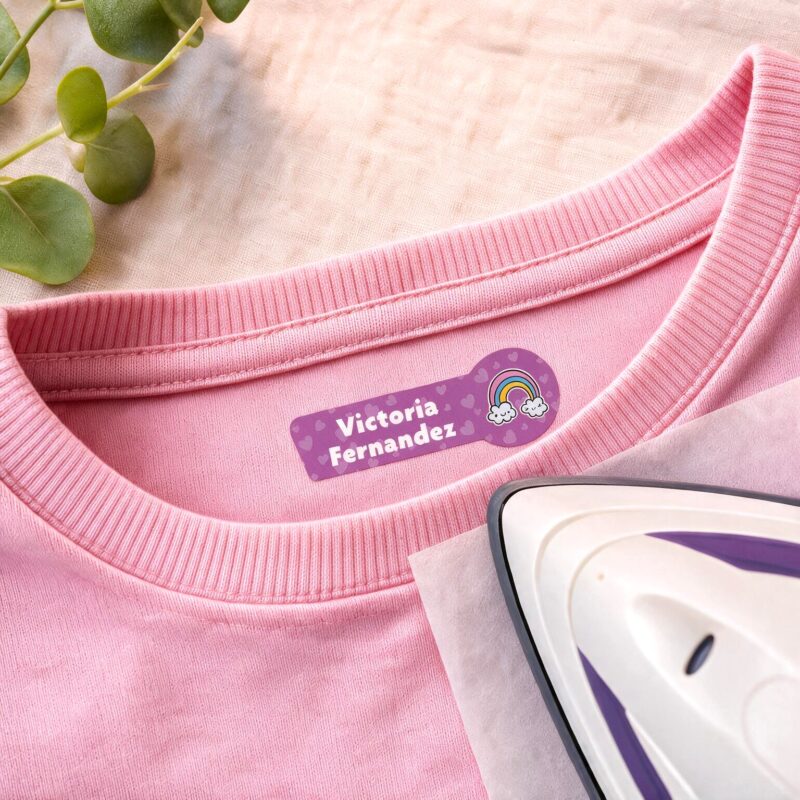 Etiquetas Textiles Termoadhesivas Infantiles para Ropa personalizadas