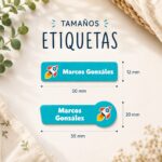 Miniatura de Etiquetas Textiles Termoadhesivas Infantiles para Ropa personalizadas