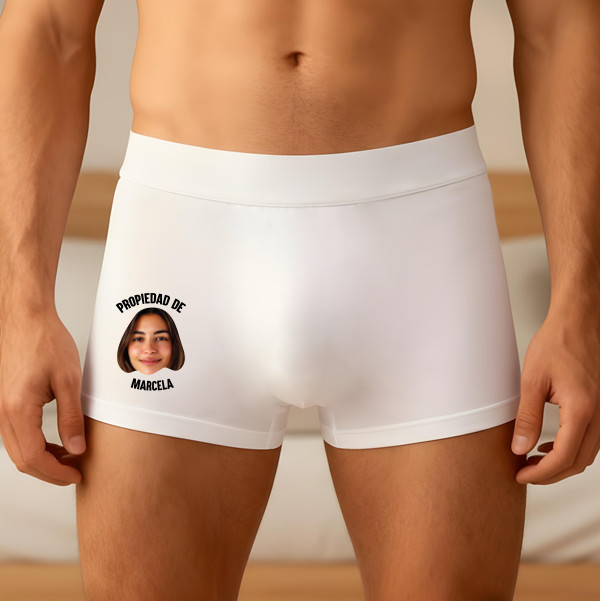 Calzoncillo Tu Propiedad con Foto y Nombre personalizado