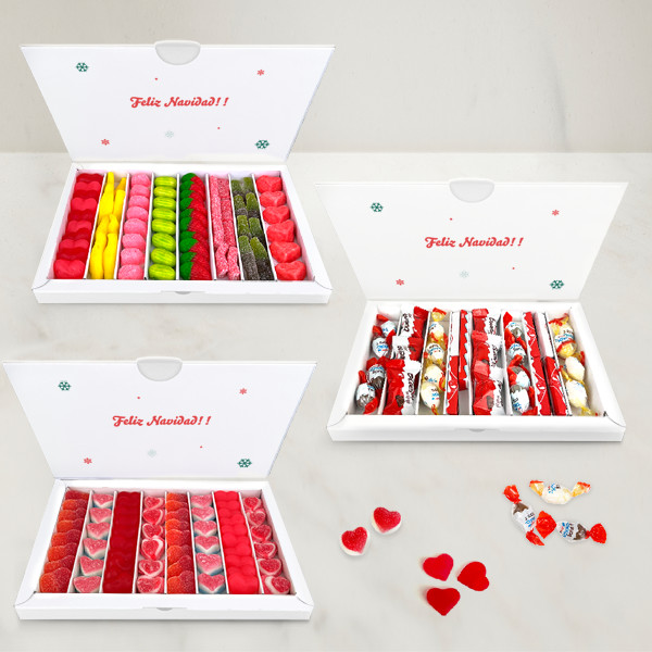 Caja de Dulces Muñeco Elfo con Nombre y Texto personalizado