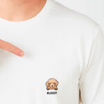 Miniatura de Camiseta con Ilustración Mini de Mascota con Nombre personalizado