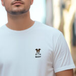 Miniatura de Camiseta con Ilustración Mini de Mascota con Nombre personalizado