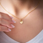 Miniatura de Collar Redondo con Strass y Texto personalizado