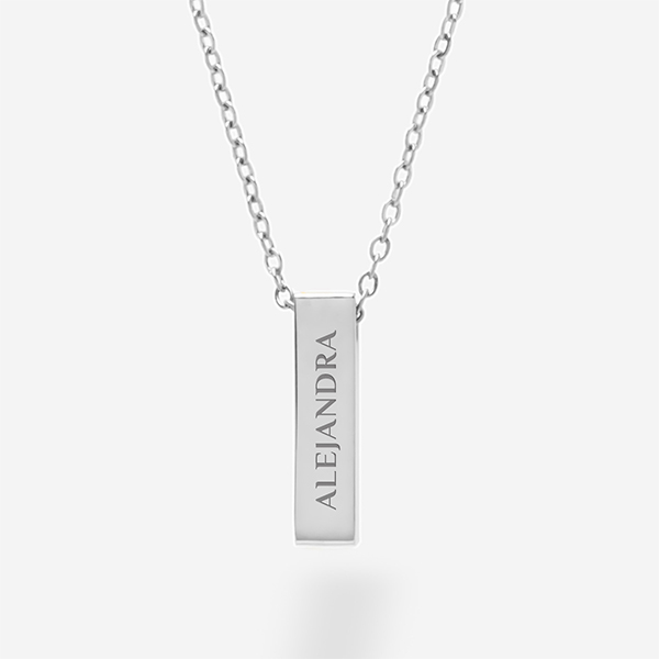 Collar Bloque con Texto personalizado